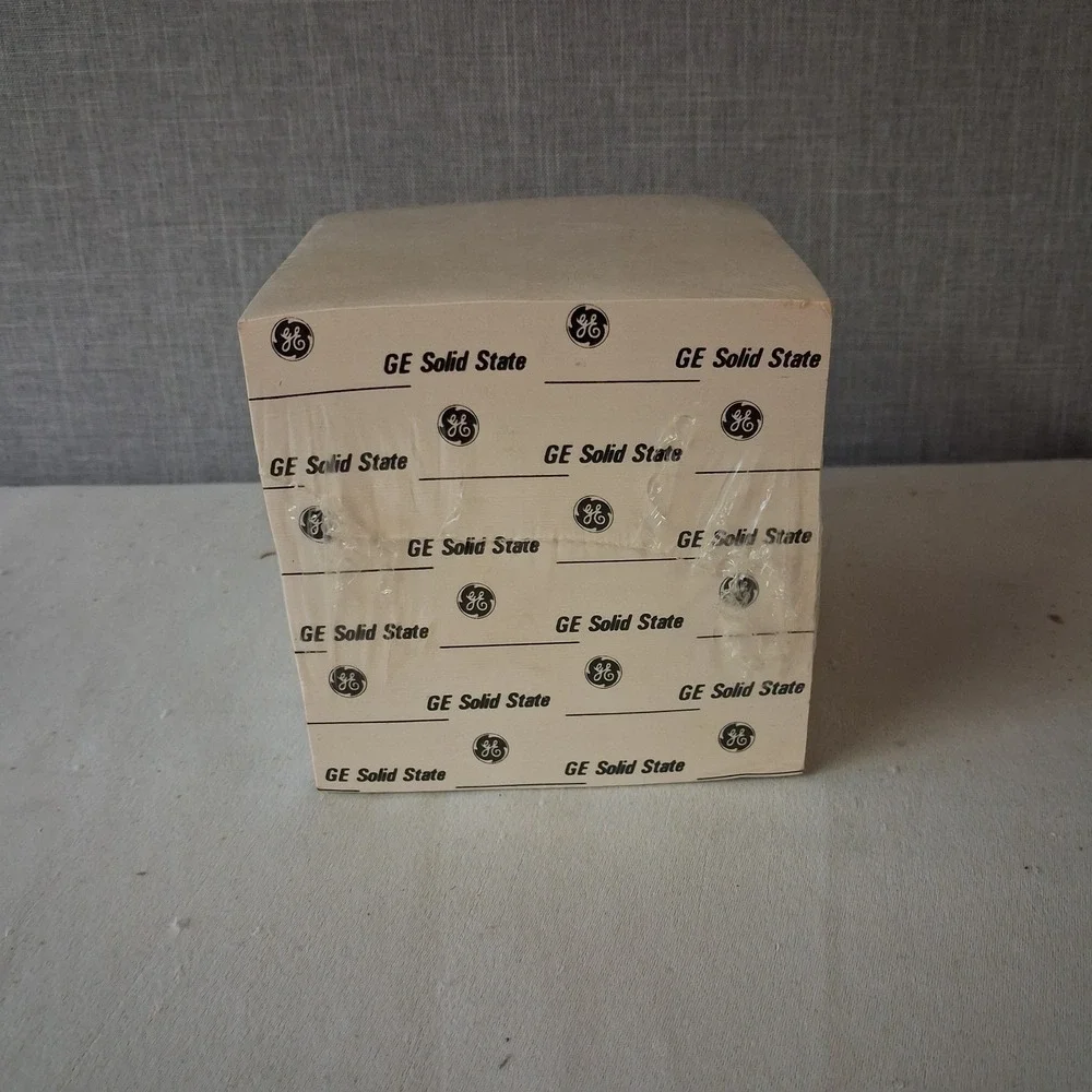 Vintage GE Solid State Scratch Paper Cube Memo Note Pad Desk Office 4x4